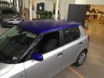 Skoda Fabia toit bleu