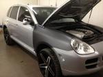 Porsche Cayenne anthracite mat + carbone anthracite